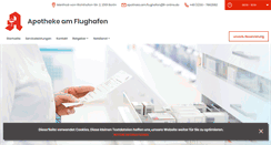 Desktop Screenshot of apo-am-flughafen.de